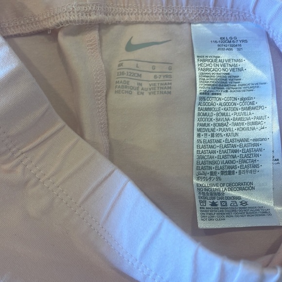 Nike Girls' Long Sleeve Leopard Top and Legging Set Sz. 6X - Picture 6 of 6